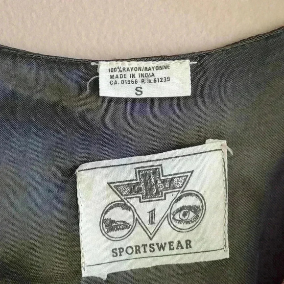 Vintage Sportswear Women's Vest Size Small Red Black Adjustable - Picture 3 of 11